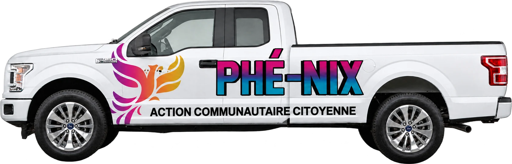 Le camion Phé-Nix Action Communautaire Citoyenne